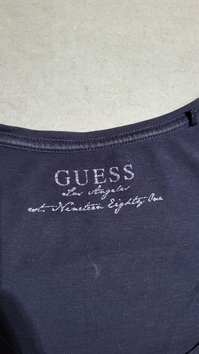 Guess koszulka t-shirt rozm M granatowa