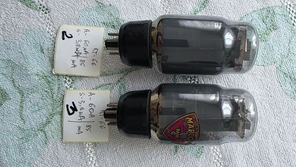 KT66 Marconi – dobrana para lamp