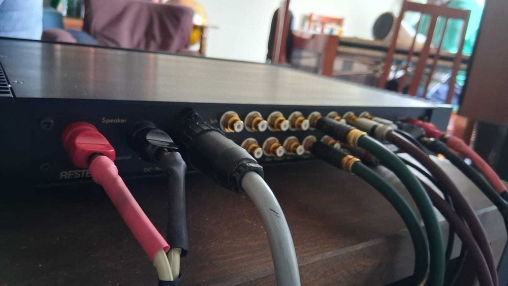 Amplificador Restek Factor + fonte de alimentação