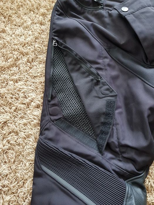 Calças motard Dainese Ridder D1 Gore-Tex Black/Ebony Tamanho 50