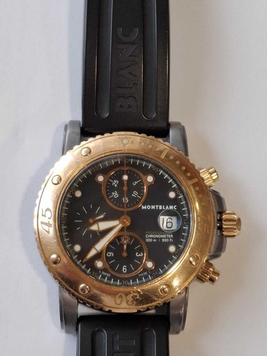 Montblanc Sport XL Chrono automatic em tantalum e ouro 18k