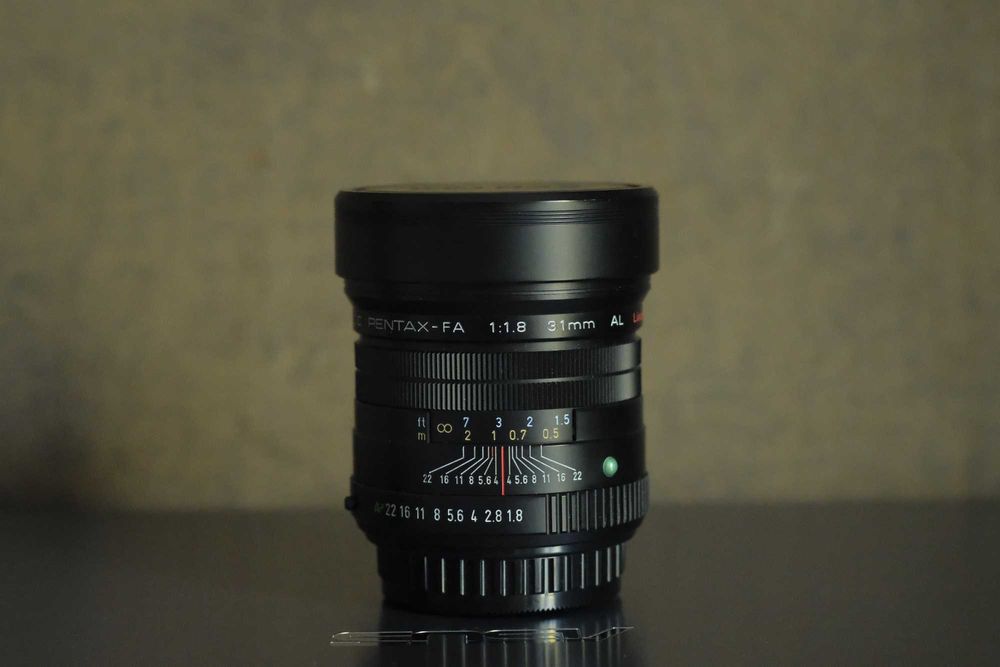ЛЕГЕНДА Pentax smc FA 31mm f/1.8 Limited AL байонет Pentax K
