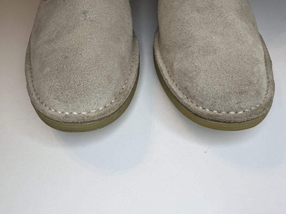 Clarks демисезонные замшевые ботинки