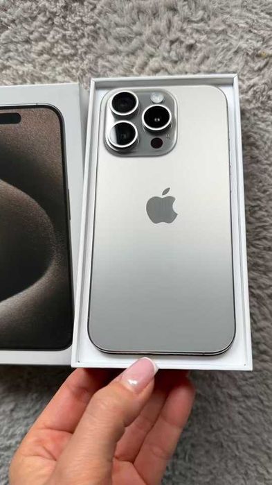 Apple iPhone 15 Pro 128 GB Natural Titanium/Jak Nowy/Faktura