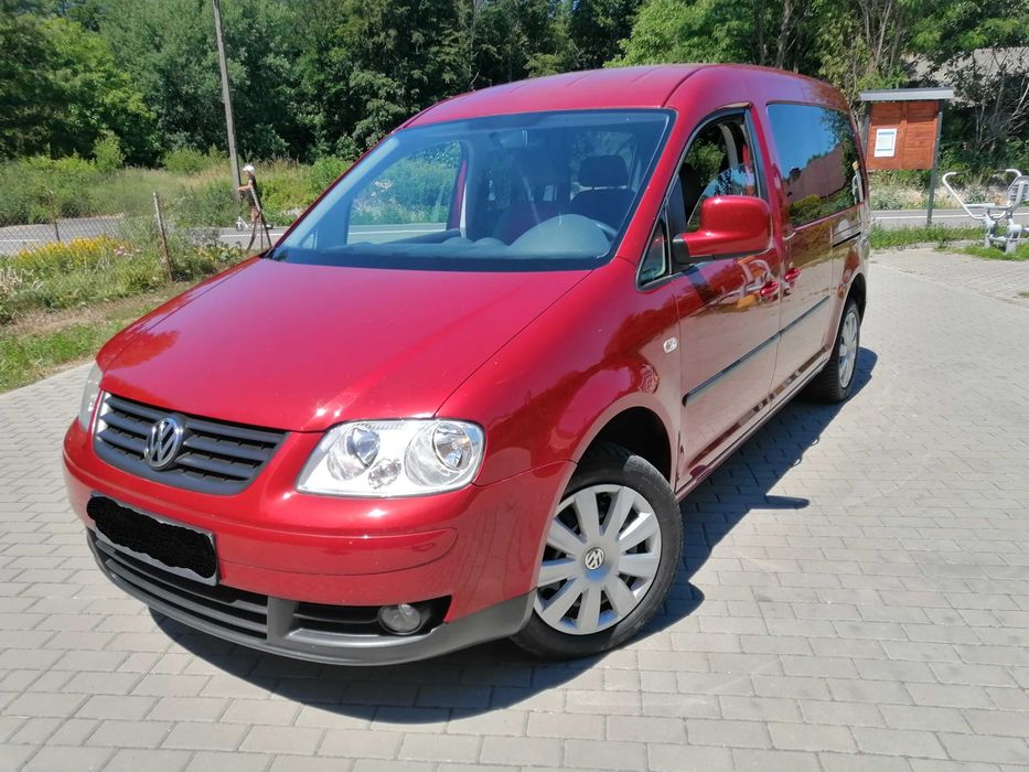 VW Caddy MAXI 1,9tdi/7osób/navi/klima tro./super stan/