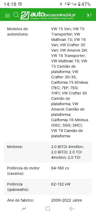 Alternadores vario material auto novo