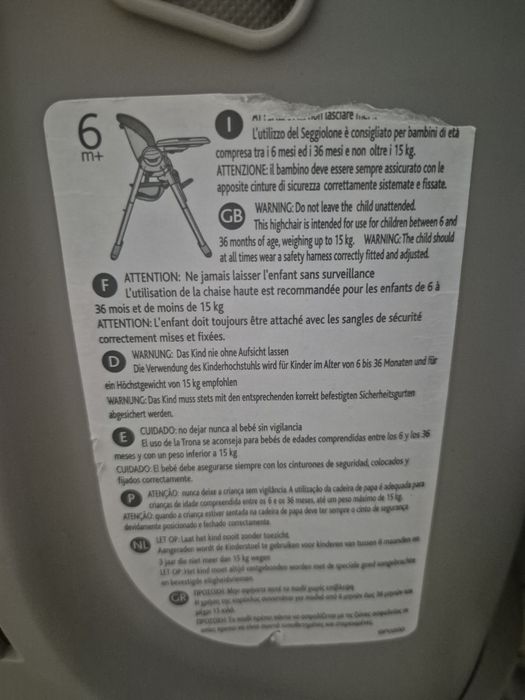 Cadeira de alimentação Chicco