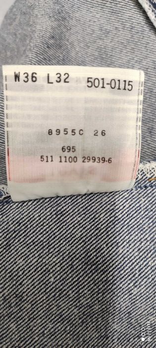 calças Levi Strauss 501 vintage