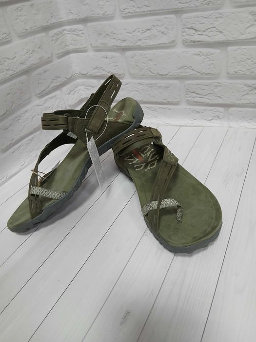 Сандалии Merrell Terran Convertible II из зеленой кожи