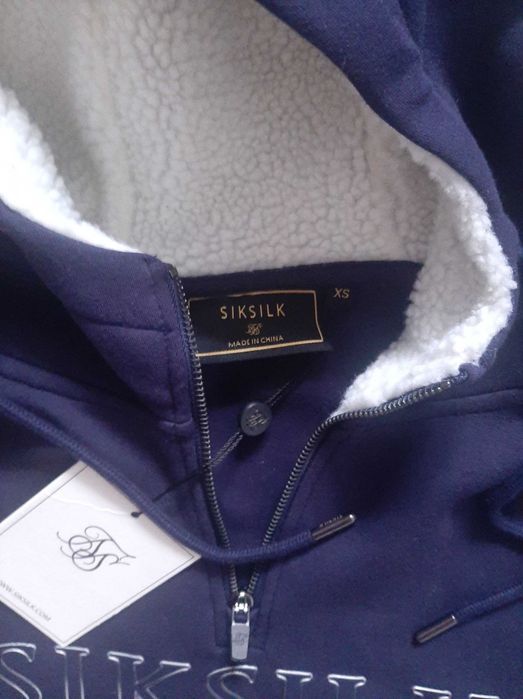Siksilk bluza Borg Quarter ZIP Hoodie r XS/S