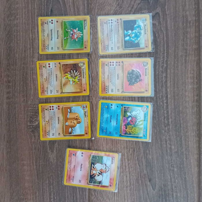 Zestaw 7 kart Pokemon