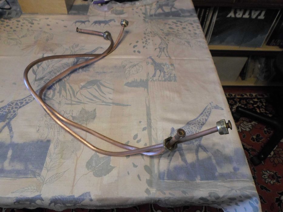 Трубки мідні Ø10, 1 метр для подачі холоної гарячої води, ціна за 2 шт