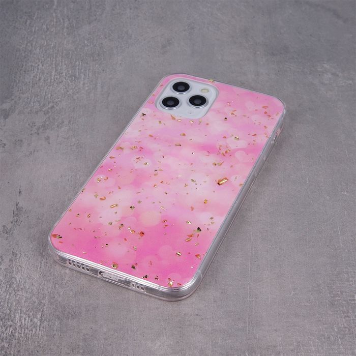 Etui Silikonowe Gold Glam Do Samsung S20 Fe / S20 Lite Różowe