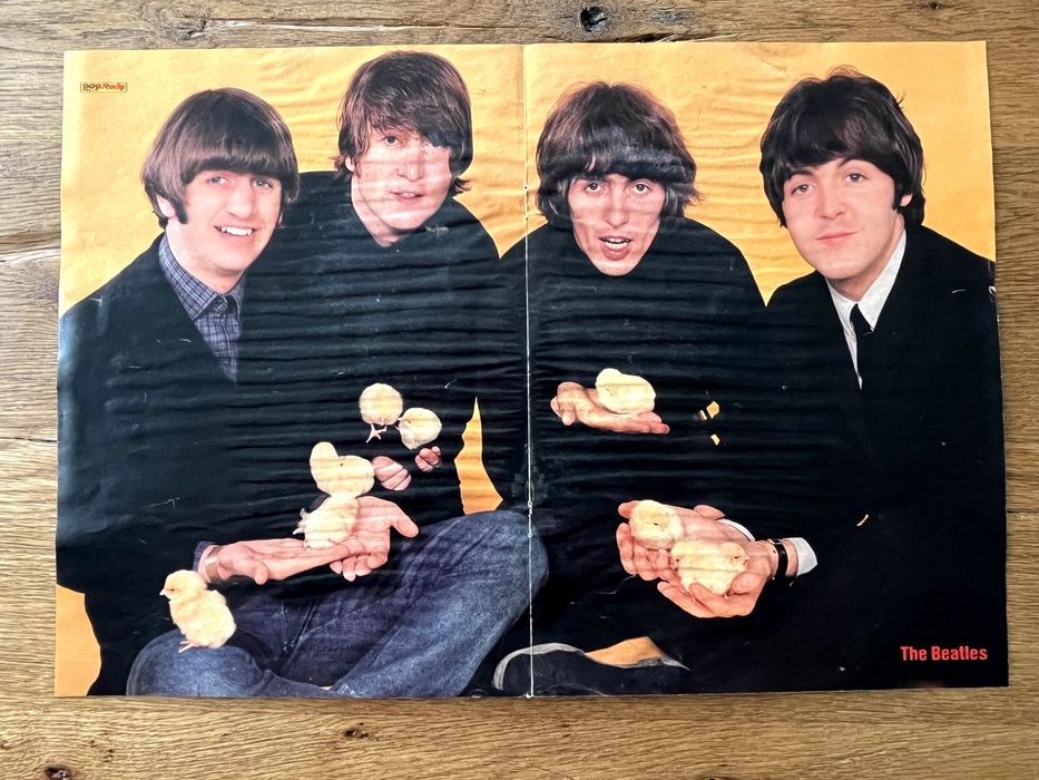 4x plakat The Beatles, Falco, Jennifer Rush/ Bravo PopRocky 80/90 lata
