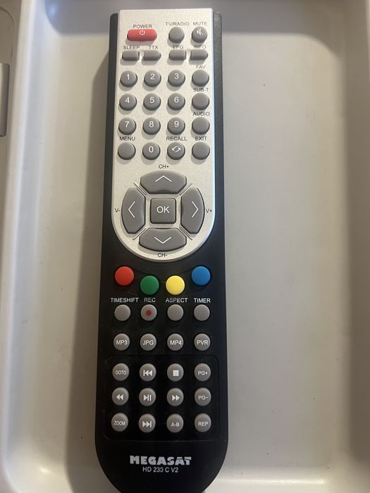 Oryginalny pilot MEGASAT HD 230 C V2 do dekodera