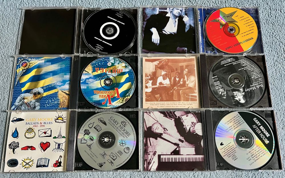 CD диски: Grand Funk;  Black Sabbath;  Savoy Brown; Black Rock; Jethro Tul.