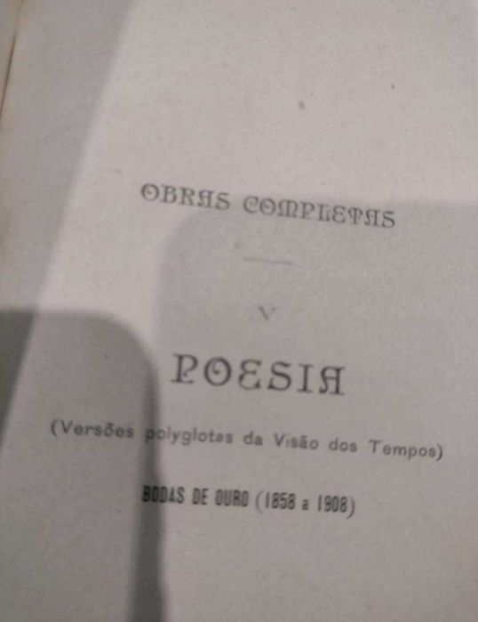 Visão dos Tempos 1908 Theophilo Braga