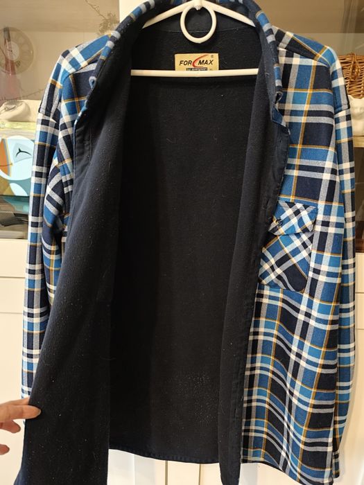 Koszula polarowa Formax XL męska w kratę