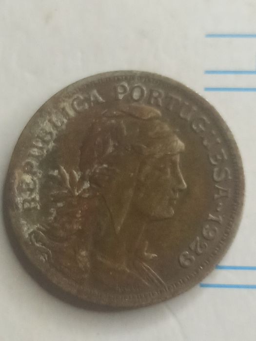 Moeda Portugal 50 Centavos 1929 em Alpaca – Soberba – Muito Rara!