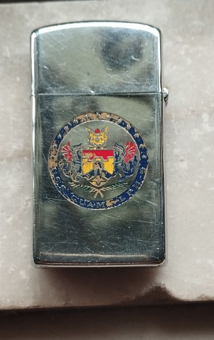 Isqueiro Zippo USS Guam LPH-9 de 1971