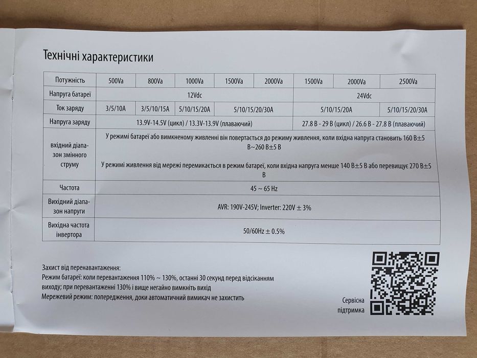 источник бесперебойного питания ИБП Europower EP-MPS-1000/12 (700 Вт)