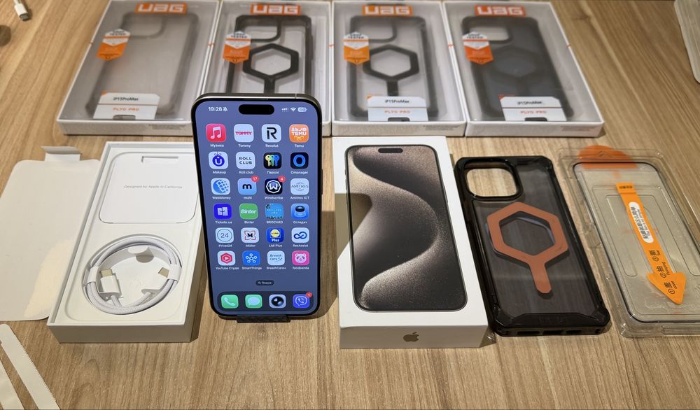 Apple Iphone 15 Pro MAX, 256Gb, Natural Titanium, A3105, Neverlock