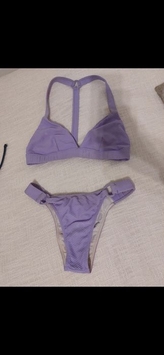 Bikini roxo bow swimwear