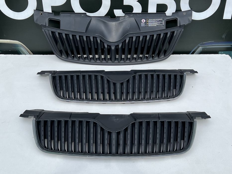 Решітка радіатора Skoda Fabia 2 Roomster решетка радиатора Roomster