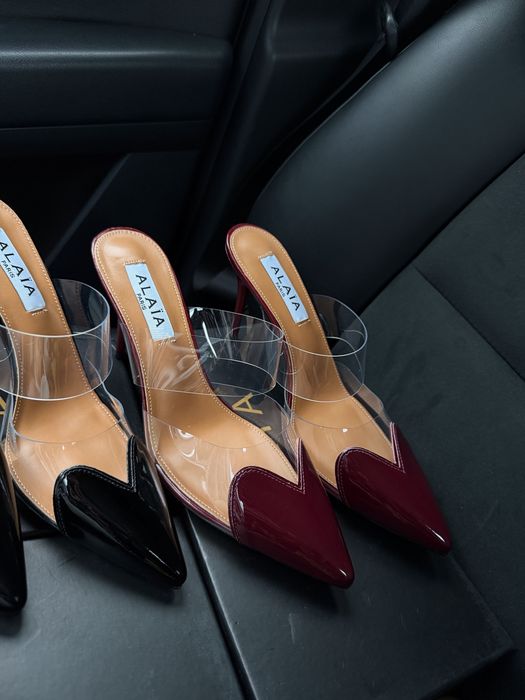 Туфли ALAÏA алая мюлі алаїа алая туфлі сабо alaia alaila