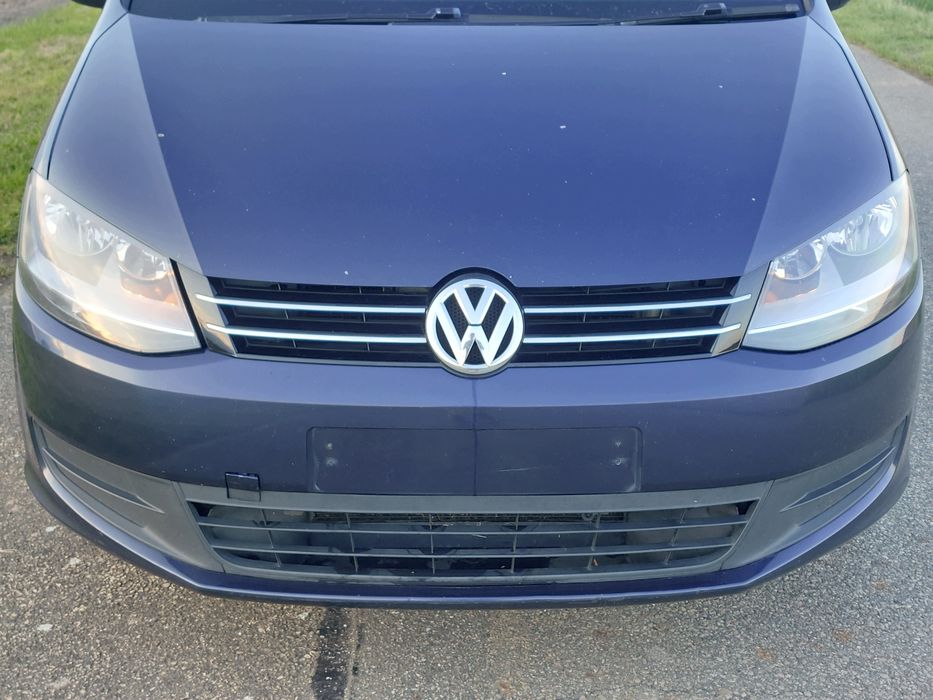 vw sharan ii 2 maska zderzak błotnik pas przód lh5x 10-