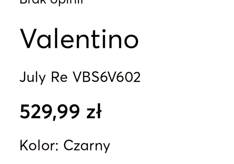 Torebka czarna Valentino