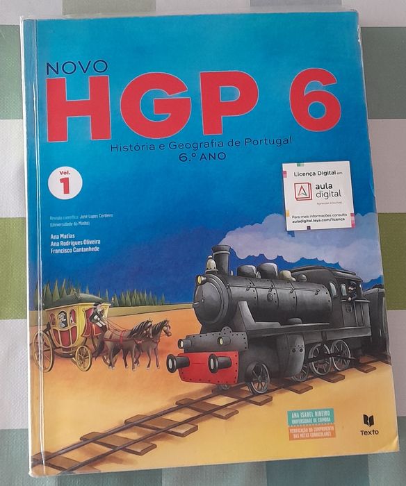 Manuais e caderno actividades de história 6 ano