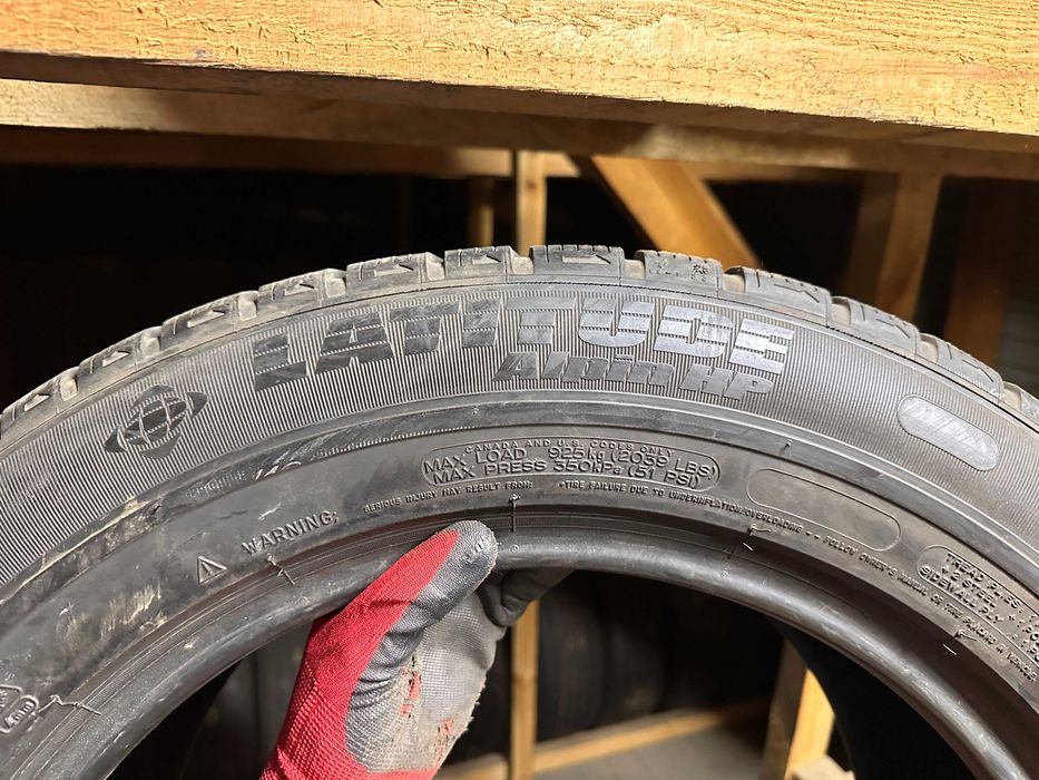 Шини зима 255/55R18 MICHELIN LATITUDE ALPIN HP 2шт 7,5+мм