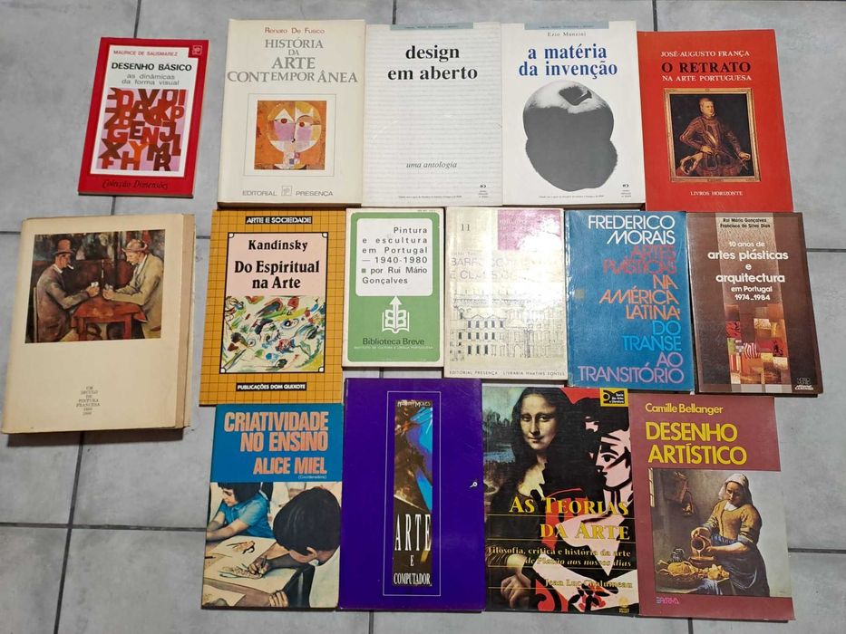 Conjunto de Livros de Arte