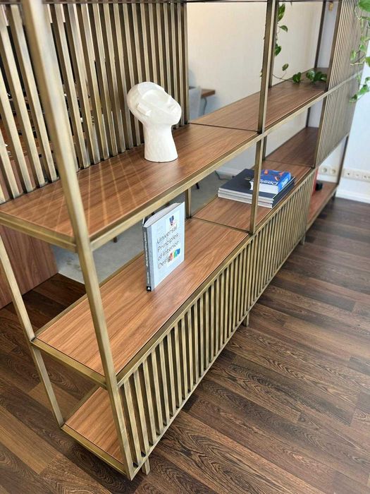 Estante de ferro medidas: 270cm 35cm 230cm