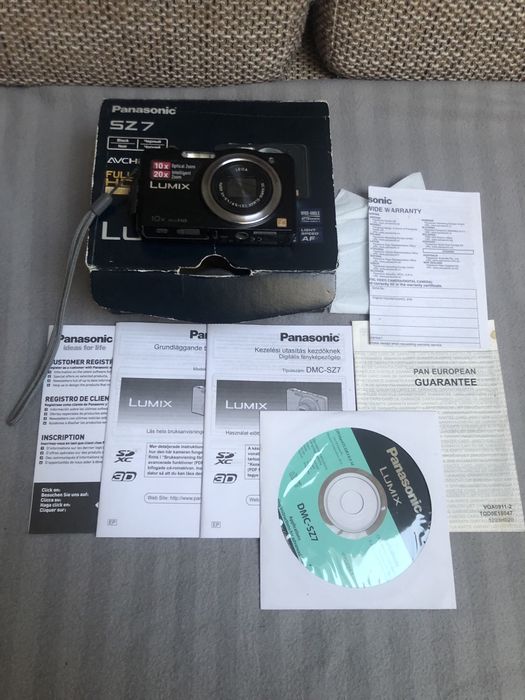 Panasonic Lumix DMC-SZ7 14,1 MP aparat cyfrowy, zestaw
