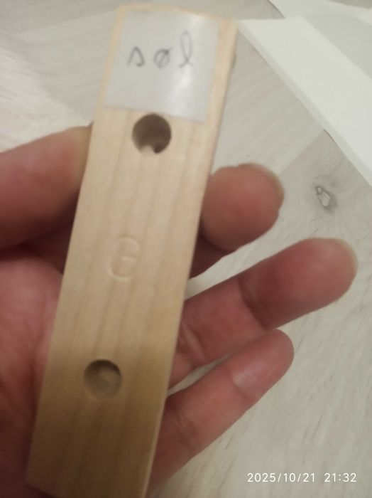 Xilofone de madeira 15 notas