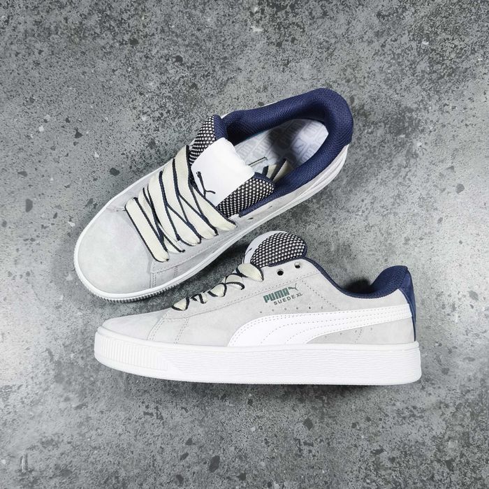 Кросівки чоловічі Puma Suede XL сірі замша розміри 38-45