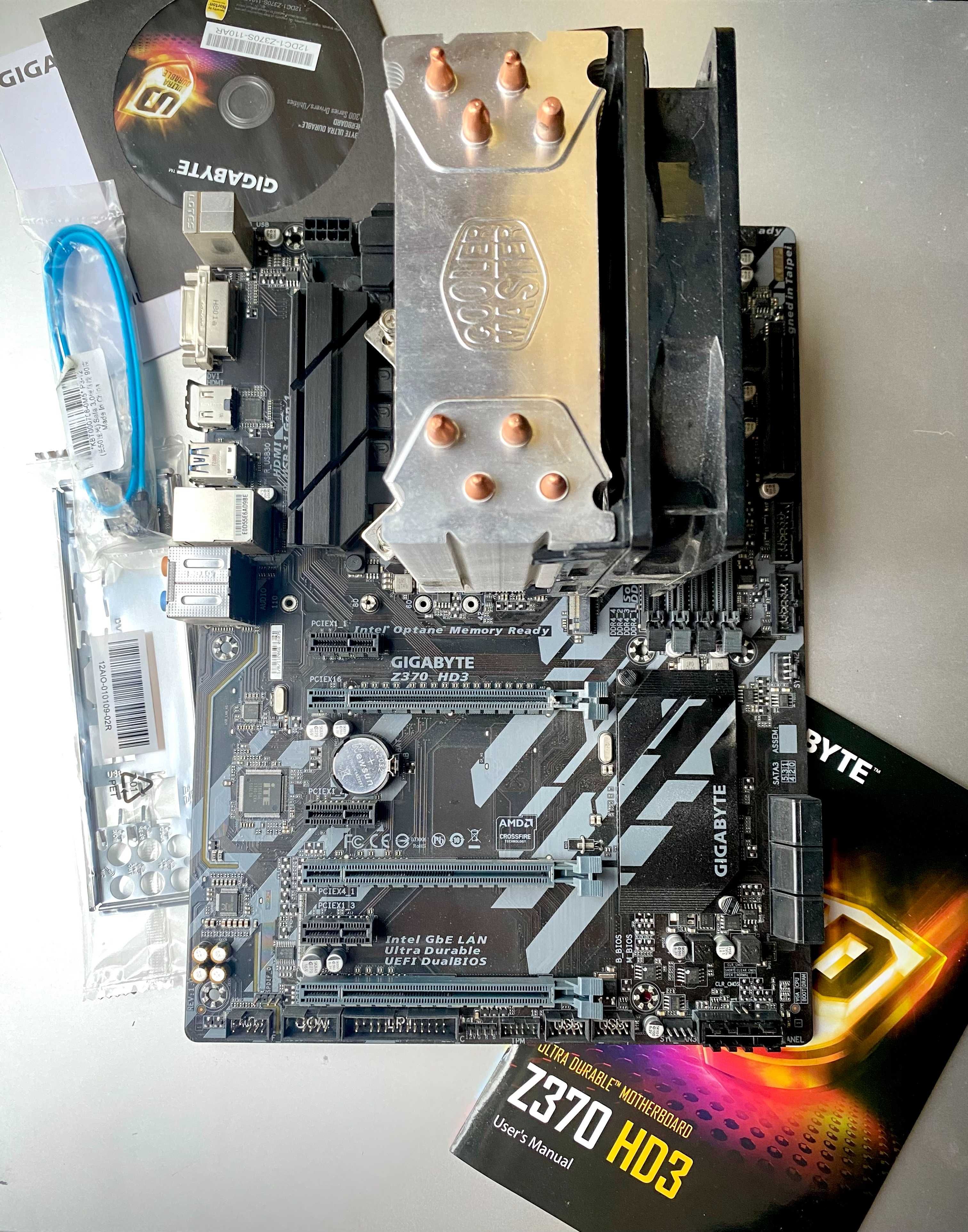 Материнка Gigabyte Z370 HD3 Intel LGA1151: 2 400 грн. - Комплектующие и ...