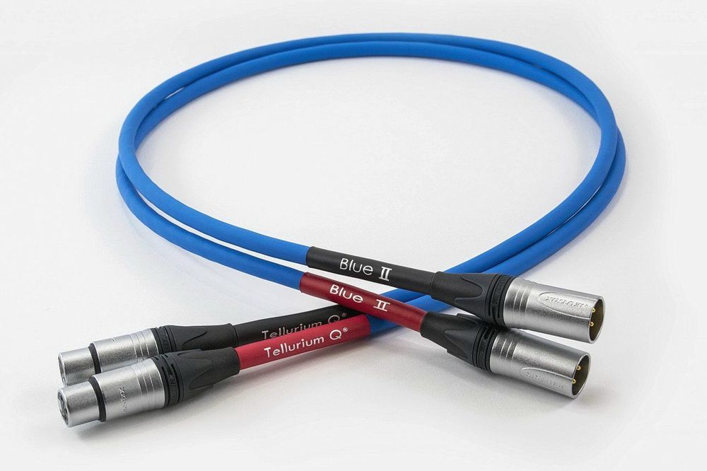 Tellurium Q BLUE II 2x1.5m Interkonekt XLR - Wszystkie długości