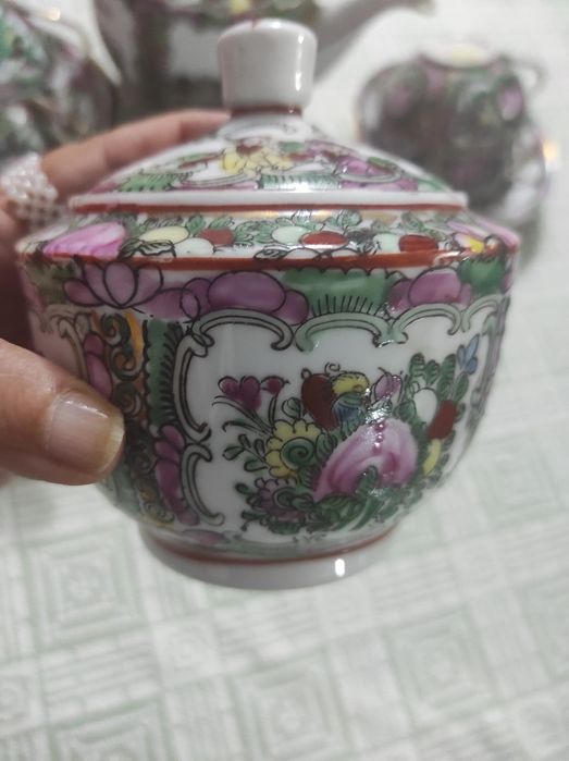 Serviço de chá loiça chinesa