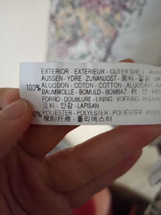 narzutka marynarka bawełna zara S