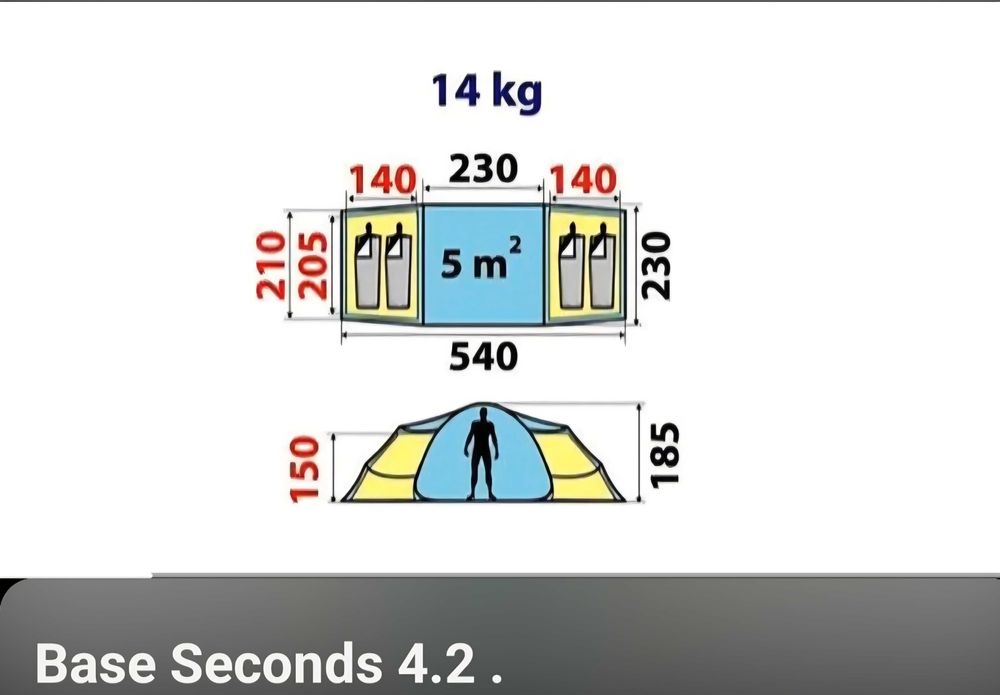 Tenda Quechua Base 4.2 seconds