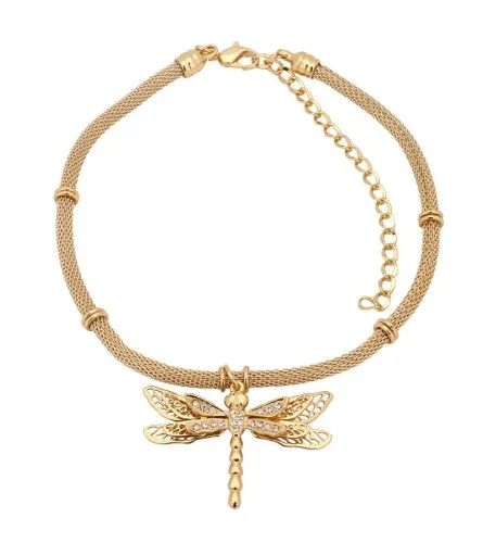 choker z ważką i kryształami mystical moments