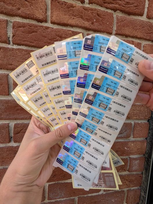 Windows 11 Pro Sticker OEM | Стікер Віндовс 11 Про ОЕМ Стикер Виндовс