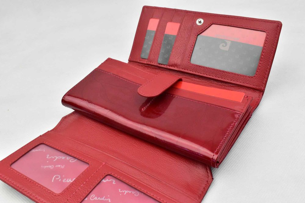 Portfel damski Pierre Cardin Red Leaf kolor czerwony