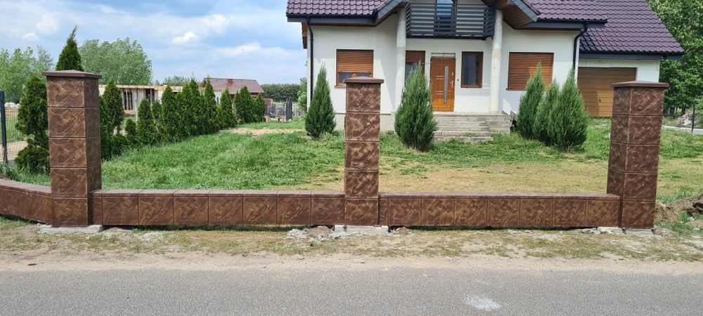 Ala Klinkier, Imitacja Klinkieru, ogrodzenie, ogrodzenia,