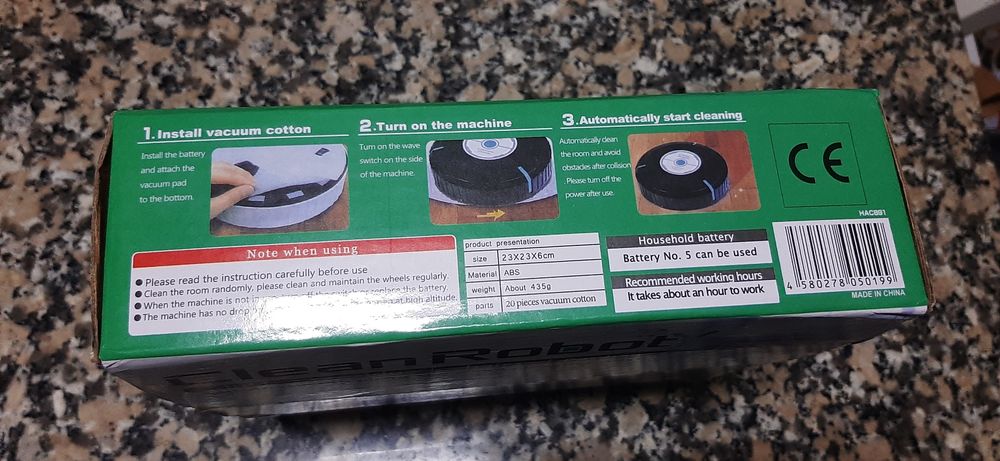 Robot de limpeza brinquedo