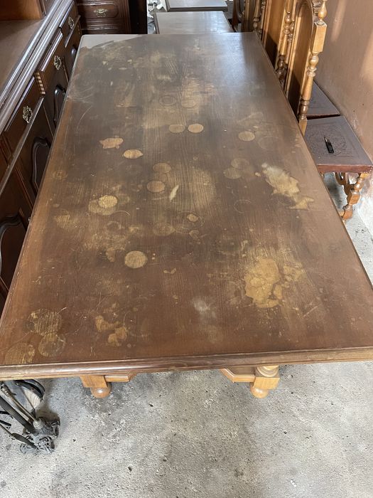 Mesa de jantar rustica em madeira maciça