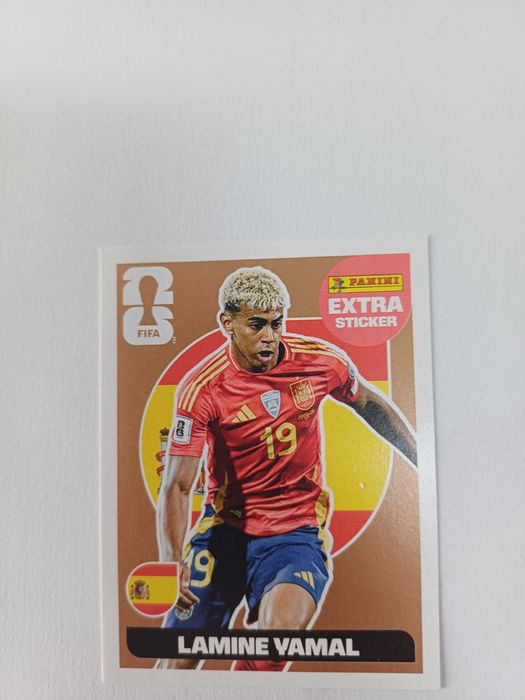 LAMINE YAMAL Bronze - Cromo extra Mundial 2026
